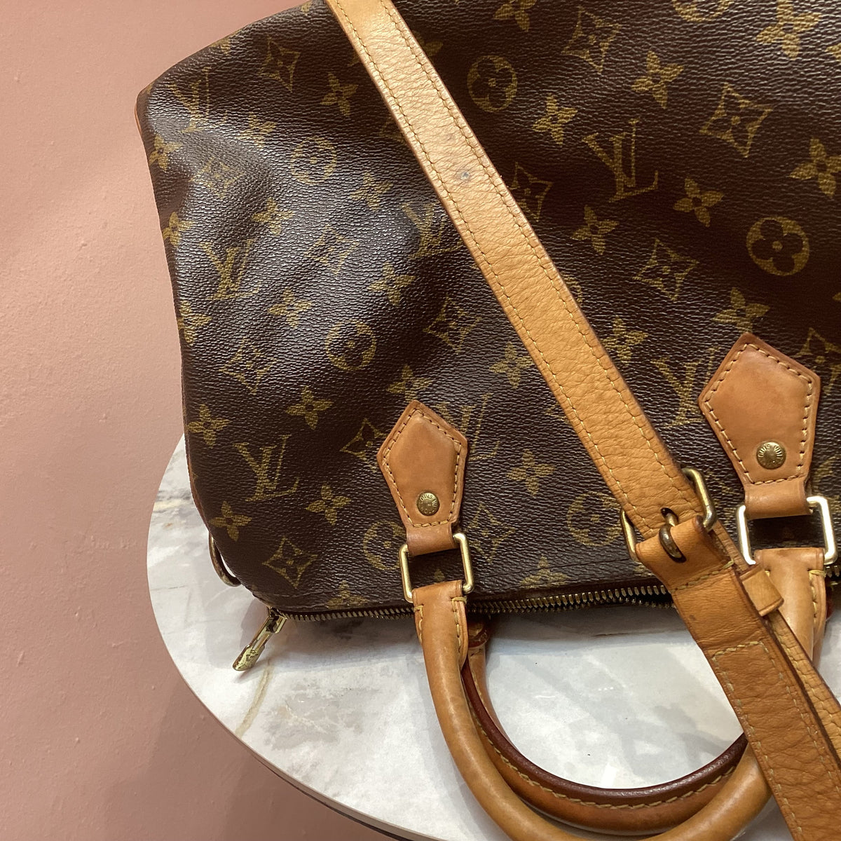 Louis Vuitton Speedy Bandouliere 30 Monogram Crossbody Bag