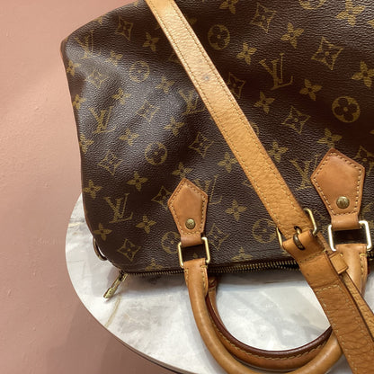 Louis Vuitton Speedy Bandouliere 30 Monogram Crossbody Bag