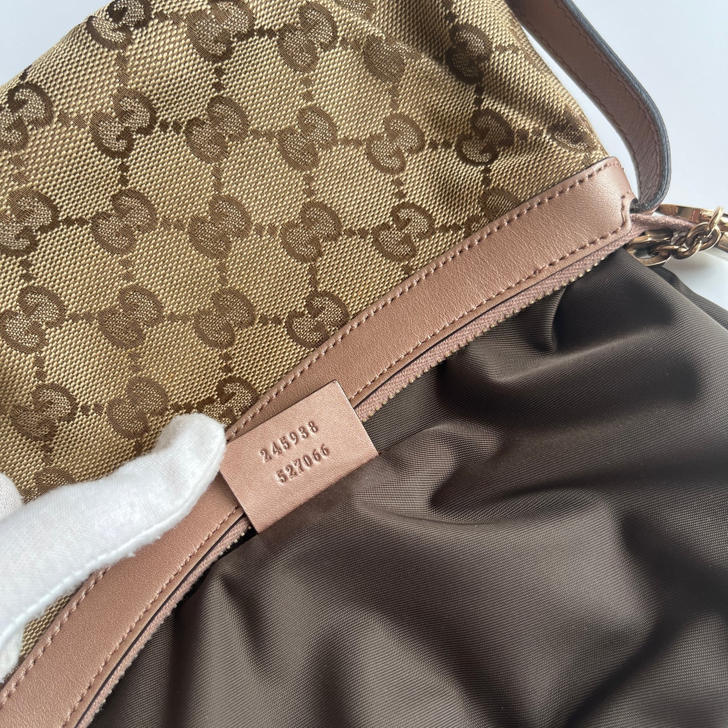 Gucci Lovely Charm GG Canvas Pochette