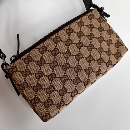Gucci Vintage GG Canvas Small Pochette