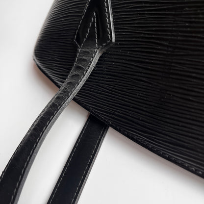 Louis Vuitton	Vintage Black Epi Saint Jacques GM Shoulder Bag