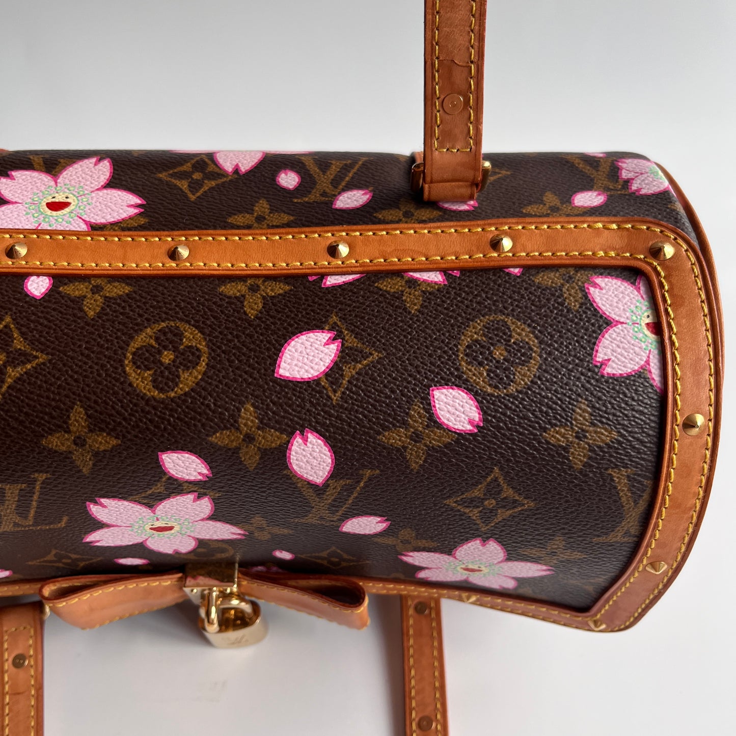 Louis Vuitton x Takashi Murakami Papillon Cherry Blossoms Top Handle Bag NO KEY