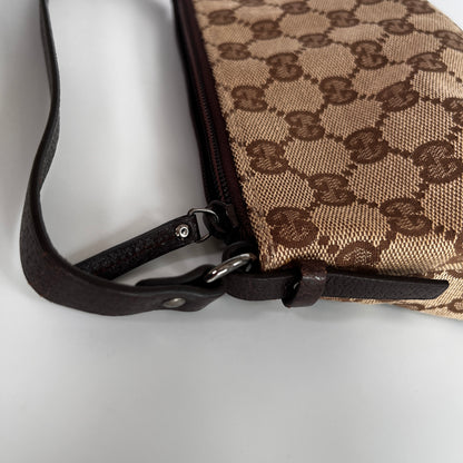 Gucci Vintage GG Canvas Small Pochette