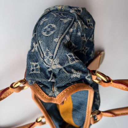 Louis Vuitton Pleaty Denim Top Handle Bag