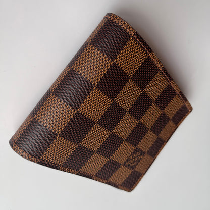 Louis Vuitton Damier Ebene Coated Canvas Multiple Bifold Wallet