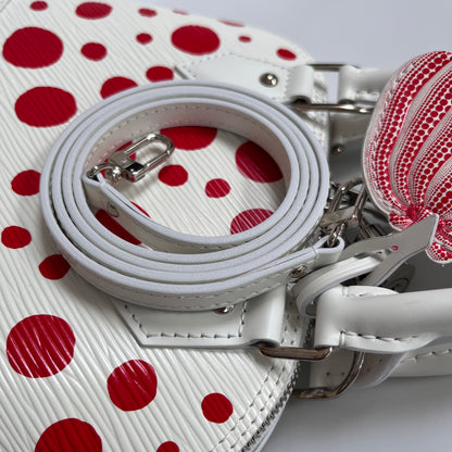 Louis Vuitton x Yayoi Kusama White Alma BB Epi