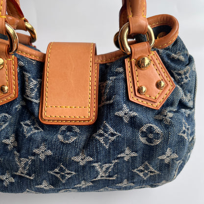 Louis Vuitton Pleaty Denim Top Handle Bag