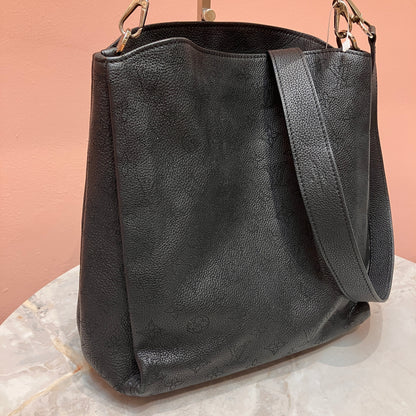 Louis Vuitton Mahina Babylone PM Black Tote 2Way Bag
