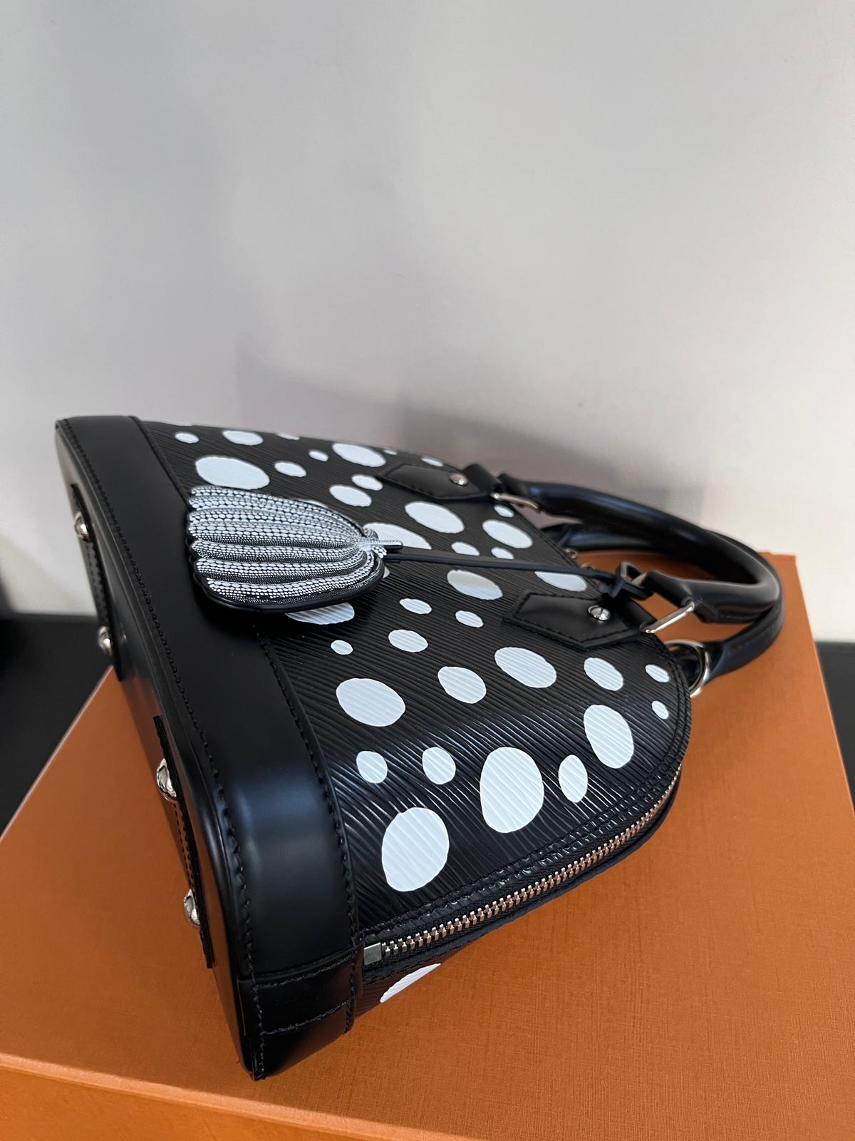 Louis Vuitton x Yayoi Kusama Alma BB Black Epi Crossbody Bag