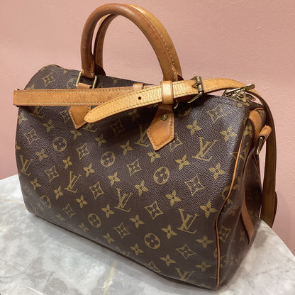 Louis Vuitton Speedy Bandouliere 30 Monogram Crossbody Bag