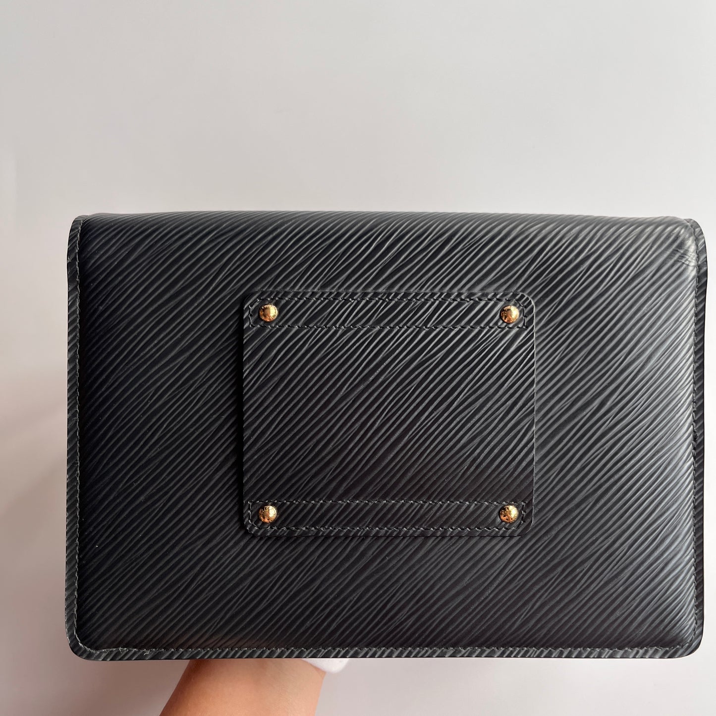 Louis Vuitton Black Epi Twist Wallet on Chain GHW RFID