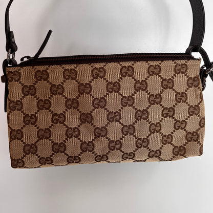 Gucci Vintage GG Canvas Small Pochette