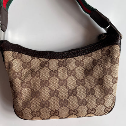 Gucci Vintage GG Canvas Pochette