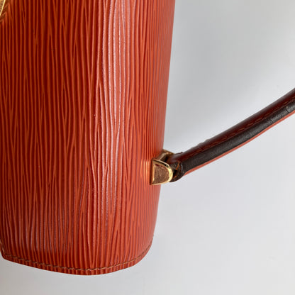 Louis Vuitton Vintage Malesherbes Brown Epi Top Handle Bag