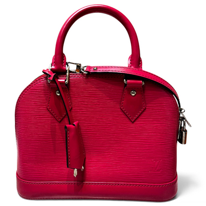 Louis Vuitton Alma BB Hot Pink Epi Leather Crossbody Bag