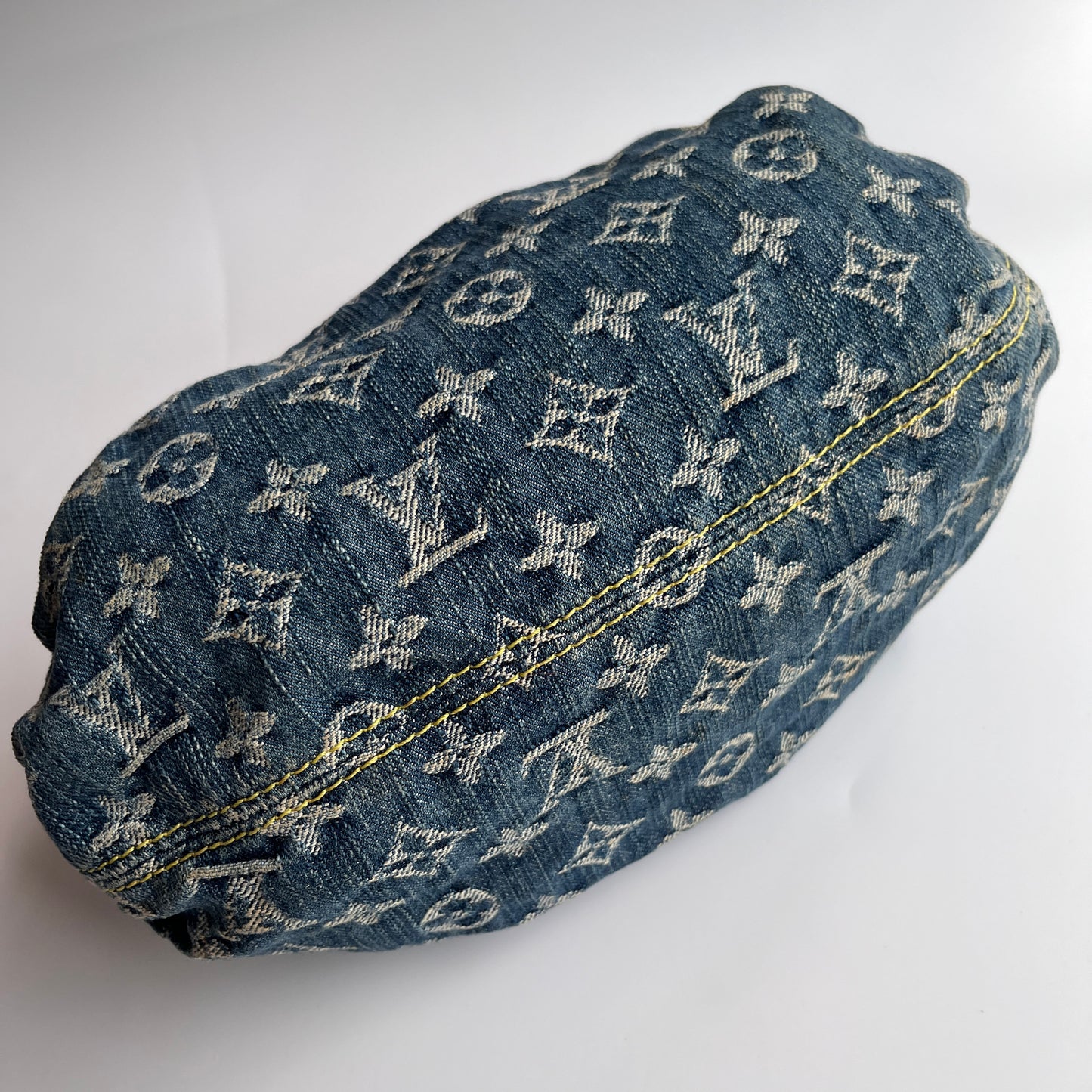Louis Vuitton Pleaty Denim Top Handle Bag