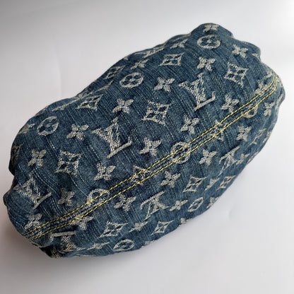 Louis Vuitton Pleaty Denim Top Handle Bag