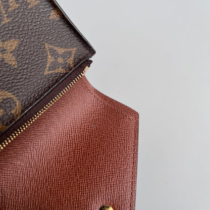 Louis Vuitton Victorine Monogram Coated Canvas Wallet RFID