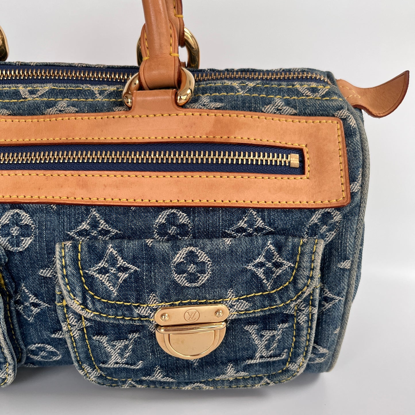 Louis Vuitton Denim Neo Speedy Top Handle Bag