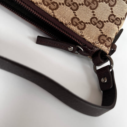 Gucci Vintage GG Canvas Small Pochette