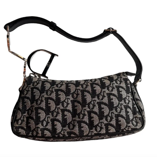 Christian Dior vintage Oblique One Shoulder Bag Pouch