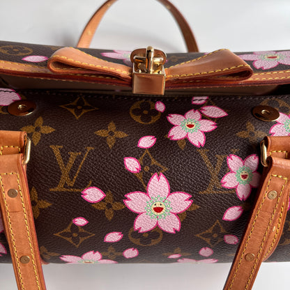 Louis Vuitton x Takashi Murakami Papillon Cherry Blossoms Top Handle Bag NO KEY