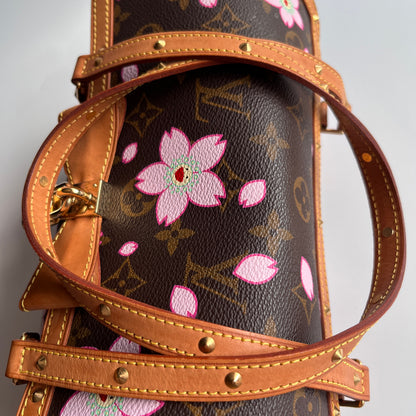 Louis Vuitton x Takashi Murakami Papillon Cherry Blossoms Top Handle Bag NO KEY