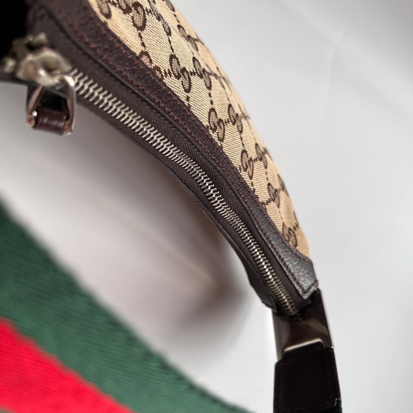 Gucci Vintage GG Canvas Pochette