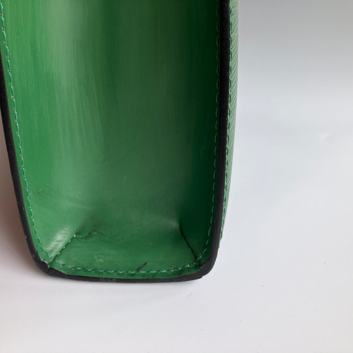Louis Vuitton Vintage Malesherbes Green Epi Top Handle Bag