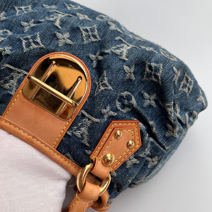 Louis Vuitton Pleaty Denim Top Handle Bag