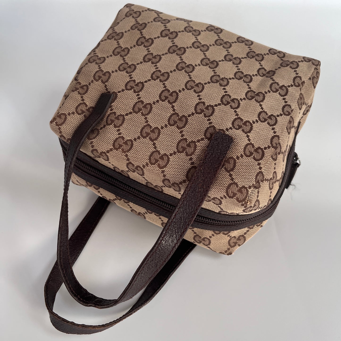 Gucci Vintage Tofu Top Handle Bag