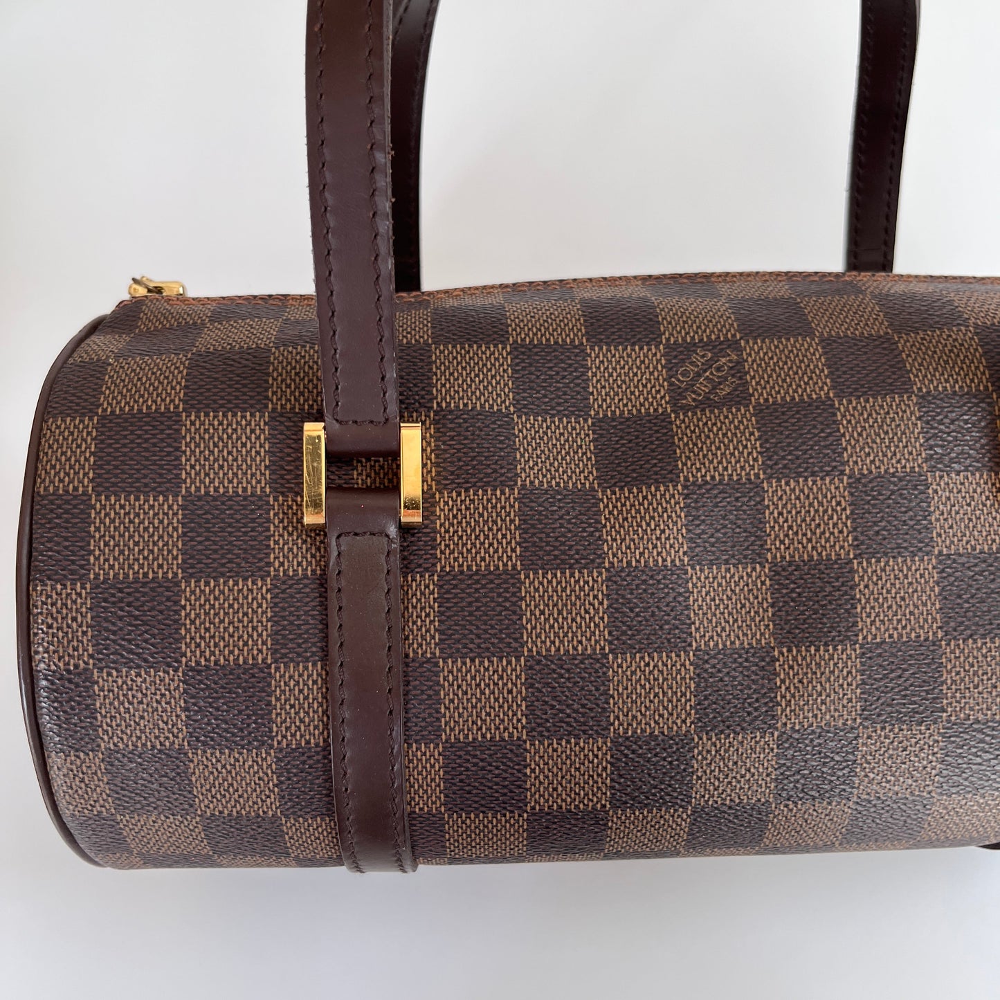 Louis Vuitton Papillon Damier Ebène 26 Top Handle Bag