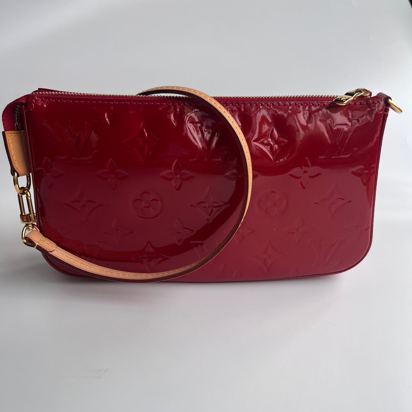 Louis Vuitton Red Vernis Pochette