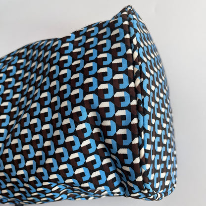 Prada Duet Blue Re-nylon Bucket Crossbody Bag