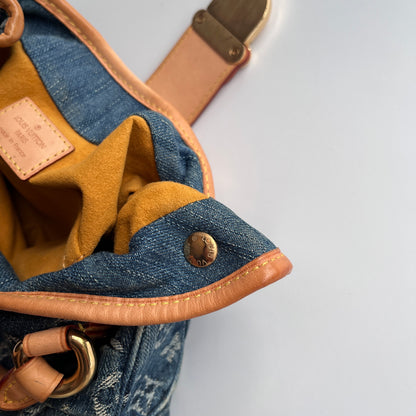 Louis Vuitton Pleaty Denim Top Handle Bag