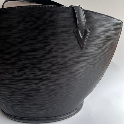 Louis Vuitton	Vintage Black Epi Saint Jacques GM Shoulder Bag