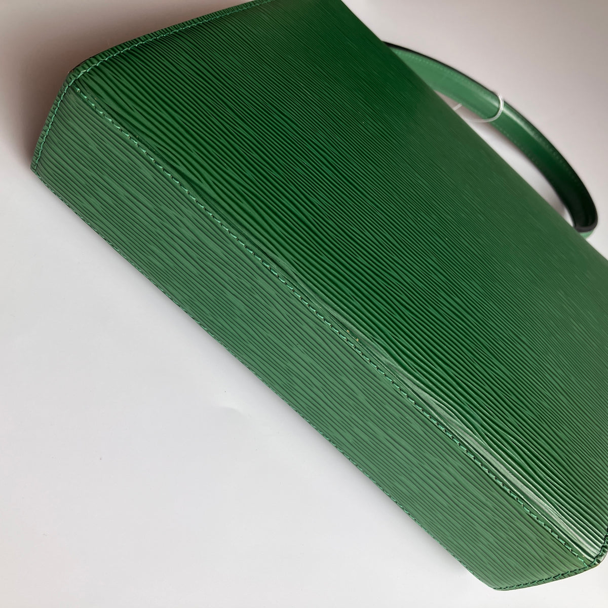 Louis Vuitton Vintage Malesherbes Green Epi Top Handle Bag