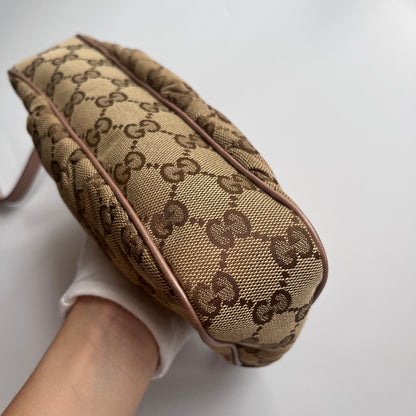 Gucci Lovely Charm GG Canvas Pochette