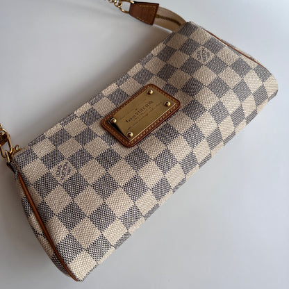 Louis Vuitton Eva PM Damier Azur Clutch/ Crossbody Bag
