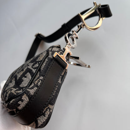 Christian Dior Vintage Oblique One Shoulder Pouch