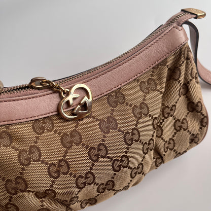 Gucci Lovely Charm GG Canvas Pochette
