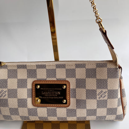 Louis Vuitton Eva PM Damier Azur Clutch/ Crossbody Bag