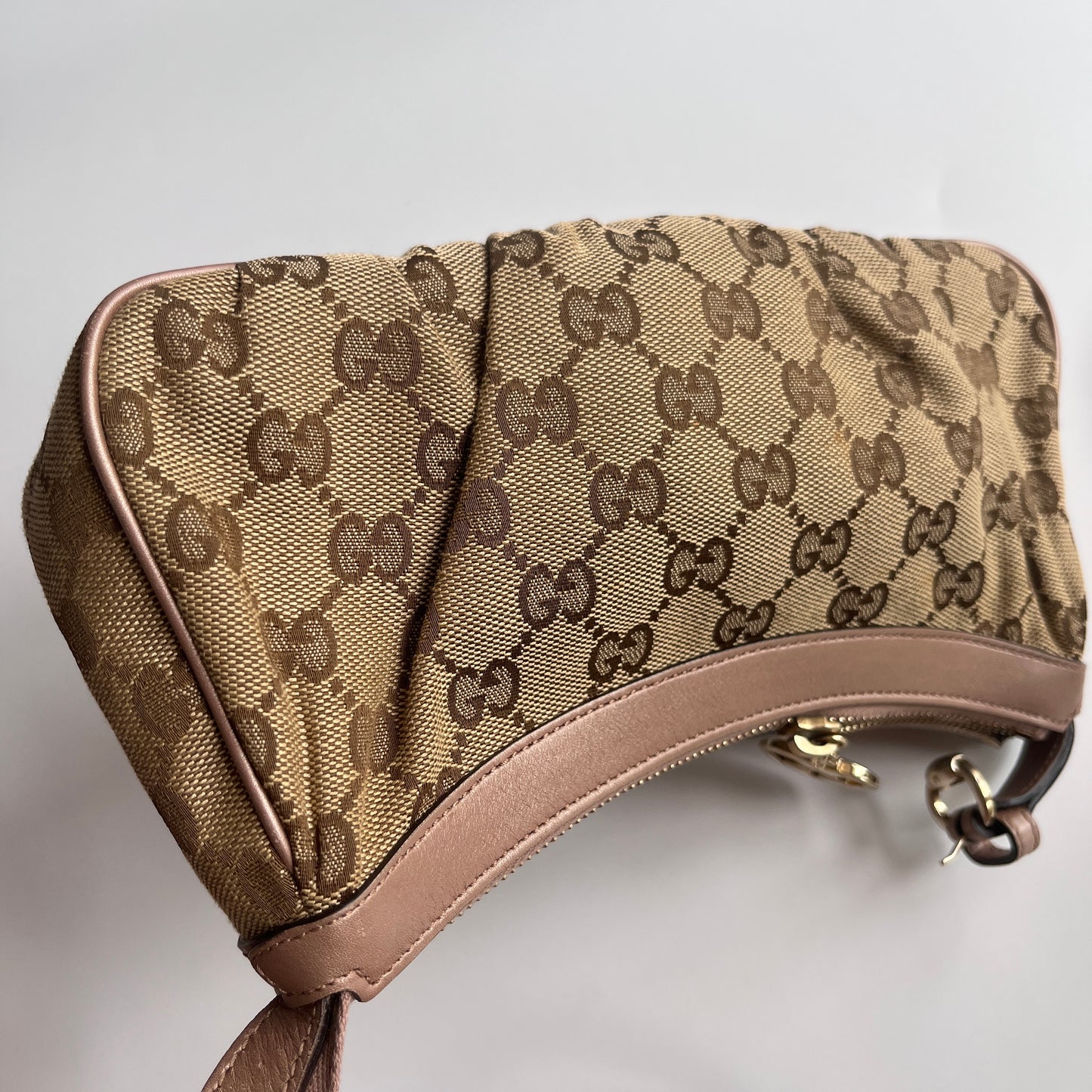 Gucci Lovely Charm GG Canvas Pochette