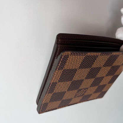 Louis Vuitton Damier Ebene Coated Canvas Multiple Bifold Wallet