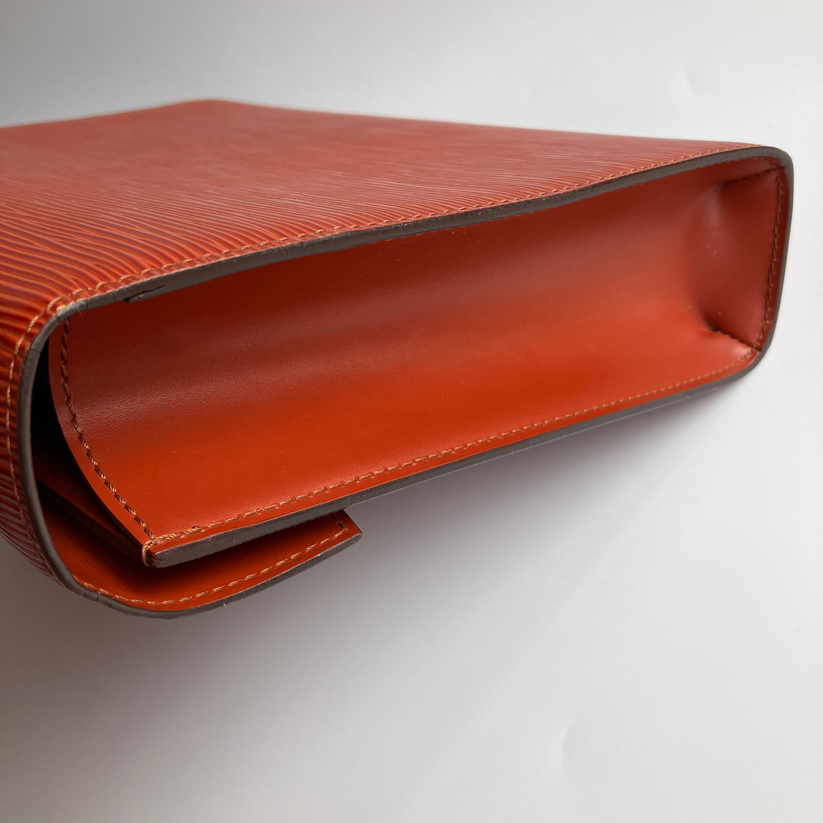 Louis Vuitton Vintage Malesherbes Brown Epi Top Handle Bag