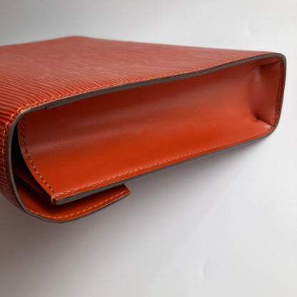 Louis Vuitton Vintage Malesherbes Brown Epi Top Handle Bag