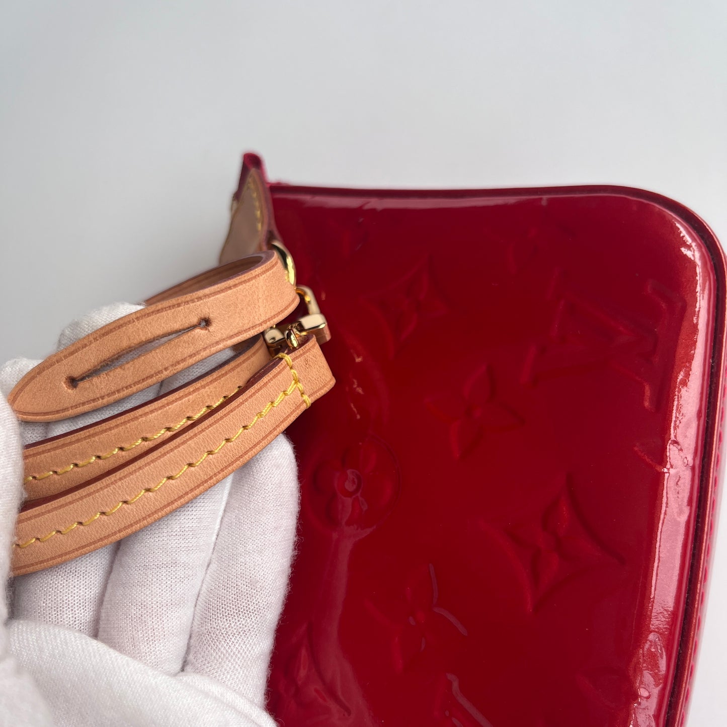Louis Vuitton Red Vernis Pochette