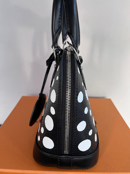 Louis Vuitton x Yayoi Kusama Alma BB Black Epi Crossbody Bag