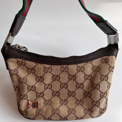 Gucci Vintage GG Canvas Pochette