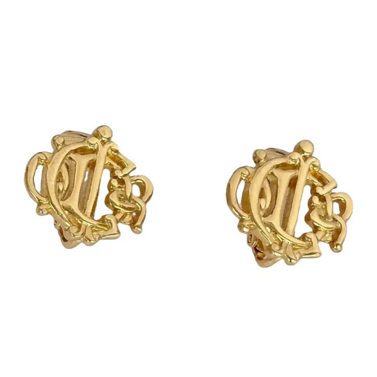 Dior Vintage clip-on earrings singapore